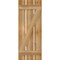 Ekena Millwork Spaced Board-n-Batten Shutters w/Z-Bar, Rough Sawn Western Red Cedar, 17 1/8W x 44H, PR RBS06Z17X044RWR - alternate 3
